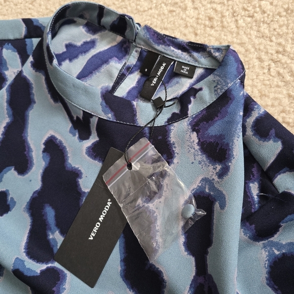 NWT Vero Moda Animal Print A-Line Dress Size S - Picture 9 of 12